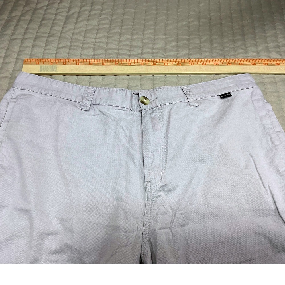 TravisMathew Beck Mens Light Grey Golf Shorts Size 40 Regular Fit Stretch - Picture 7 of 9